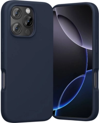 Funda de silicona Vention para iPhone 16 Pro con MagSafe – azul