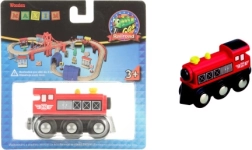 Locomotora de vapor Maxim – roja