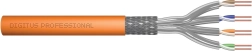 Cable de telecomunicaciones para instalación Cat. 7 S/FTP, LSOH, AWG 23/1, 50 m, naranja