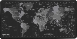 Alfombrilla de ratón Natec Time Zone Map Maxi 800x400