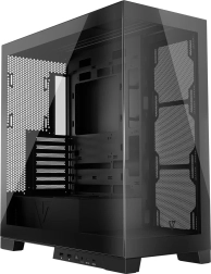 Caja de ordenador Volcano Space MIDI negra