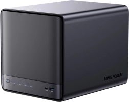 Mini PC NAS MINISFORUM N5 Pro con AMD Ryzen AI 9 HX Pro 370, 32 GB de RAM y 128 GB SSD