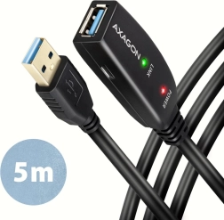 Cable alargador USB activo Axagon de 5 m