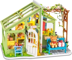 Robotime mini casita con cúpula – floristería para un encuentro primaveral