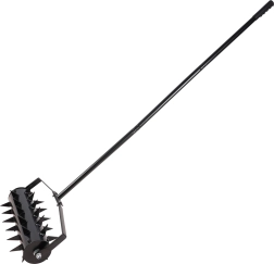 Aireador manual de césped con rodillo de púas 148,5 cm