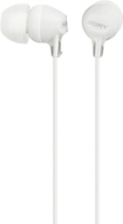 Auriculares Sony MDR-EX15AP con micrófono blancos