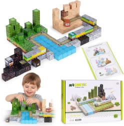 Juego de construcción magnético para niños 169 piezas