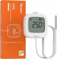 Sensor de temperatura Zigbee SONOFF SNZB-02LD con pantalla LCD y sonda