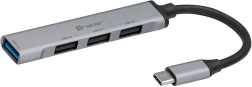 Hub USB TRACER H40 con USB-C