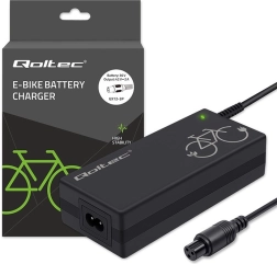 Cargador para bicicleta eléctrica 36 V (42 V, 2 A) con conector GX12-3Pin + cable de alimentación