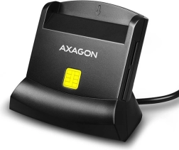 Lector de tarjetas AXAGON CRE-SM2 con USB y ranuras para SD/microSD/SIM