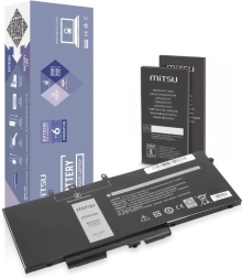 Batería MITSU para Dell Latitude y Precision 8500 mAh 64,6 Wh