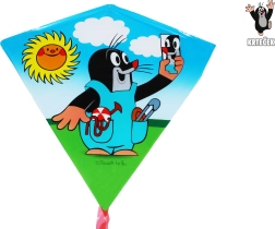 Cometa voladora Krtek de plástico 68x73 cm