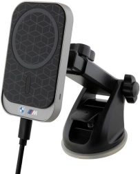 Cargador inalámbrico magnético para coche BMW MagSafe 15 W M Edition con soporte para parabrisas, salpicadero y rejilla