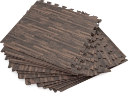 Alfombrillas de espuma para piscina con diseño de madera 50x50 cm 12 uds BESTWAY