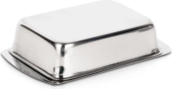 Mantequera de acero inoxidable con tapa