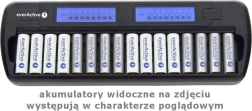 Cargador con microprocesador para 16 baterías recargables AA/AAA