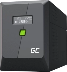 Fuente de alimentación de respaldo UPS 1500 VA, 900 W con onda sinusoidal modificada y LCD