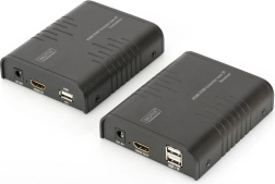 Extensor KVM (HDMI+USB) hasta 120 m por Cat.5e UTP o IP, 1080p FHD 60 Hz, audio