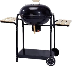 Barbacoa de carbón tipo bola con ruedas 55 cm