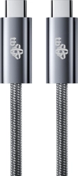 Cable USB-C a USB-C 3.0, 100 W, 1 m, negro