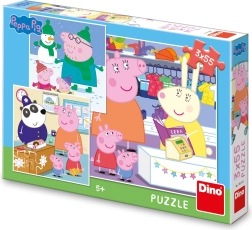 Puzle PEPPA PIG – tarde divertida 3×55 piezas