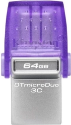 Memoria USB flash Kingston DataTraveler microDuo 3C 64 GB usb‑a/usb‑c