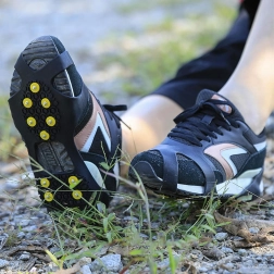 Cubiertas antideslizantes para zapatos con puntas metálicas, TPE elástico, talla 42–48
