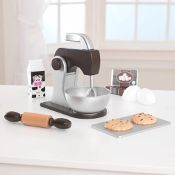 Set de cocina con batidora KIDKRAFT – marrón