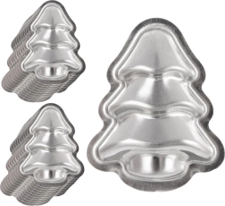 Juego de moldes para repostería – árbol de Navidad, 20 uds