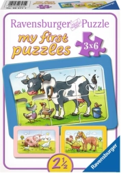Puzzle 3x6 animalitos RAVENSBURGER