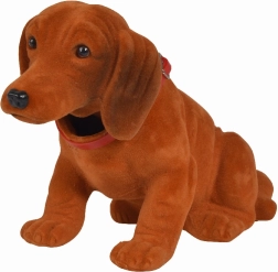 Perro de peluche con cabeza oscilante 27 cm
