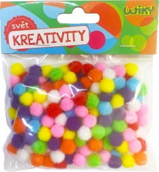 Bolas pom pom de colores 10 mm