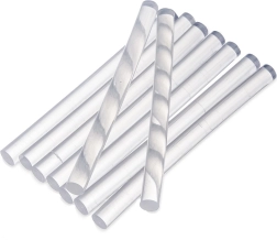 Barras de pegamento termofusible para pistola 7 mm, 10 uds