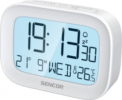 Reloj despertador digital con termómetro Sencor