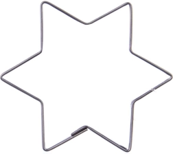 Cortador de galletas estrella 4,6 cm acero inoxidable
