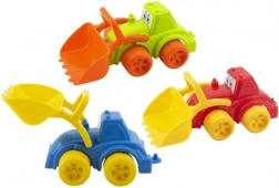Excavadora/cargadora de construcción de plástico para niños