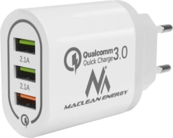 Cargador Qualcomm 3xUSB Maclean Energy