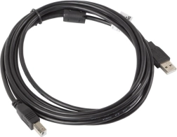 Cable USB 2.0 AM-BM 3M Lanberg negro