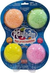 PlayFoam Boule set de purpurina 4 colores – plastilina que no mancha