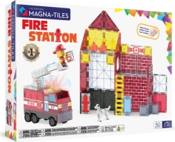 Magna-tiles construcción magnética parque de bomberos (50 piezas)