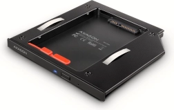 Marco para SSD/HDD para portátil AXAGON 9,5 mm LED aluminio