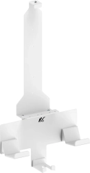 Soporte de pared para PlayStation 5 con ganchos para mandos NanoRS RS181 blanco