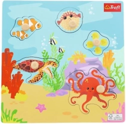 Puzzle de madera Animales marinos, 5 piezas