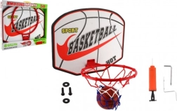 Canasta de baloncesto para pared con balón y bomba