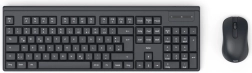 Teclado y ratón inalámbricos Hama WKM-100 negro
