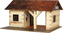 Kit de construcción de madera para pegar WERK WALACHIA – estación de tren 1:32