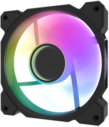 Ventilador de refrigeración Darkflash DR08 120 mm A‑RGB (negro)