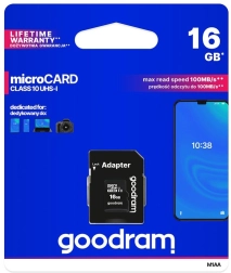 Tarjeta de memoria Goodram microSD 16GB