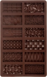 Molde de silicona para chocolate 27,5 × 17 cm